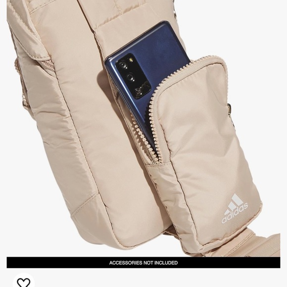 NWT Adidas Essentials 2 Sling Crossbody Magic Beige - Picture 4 of 5